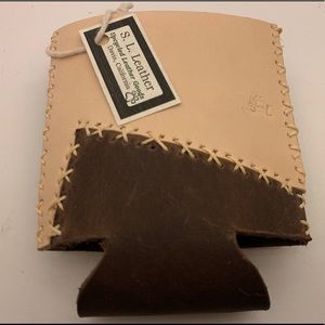 Leather Can Koozie